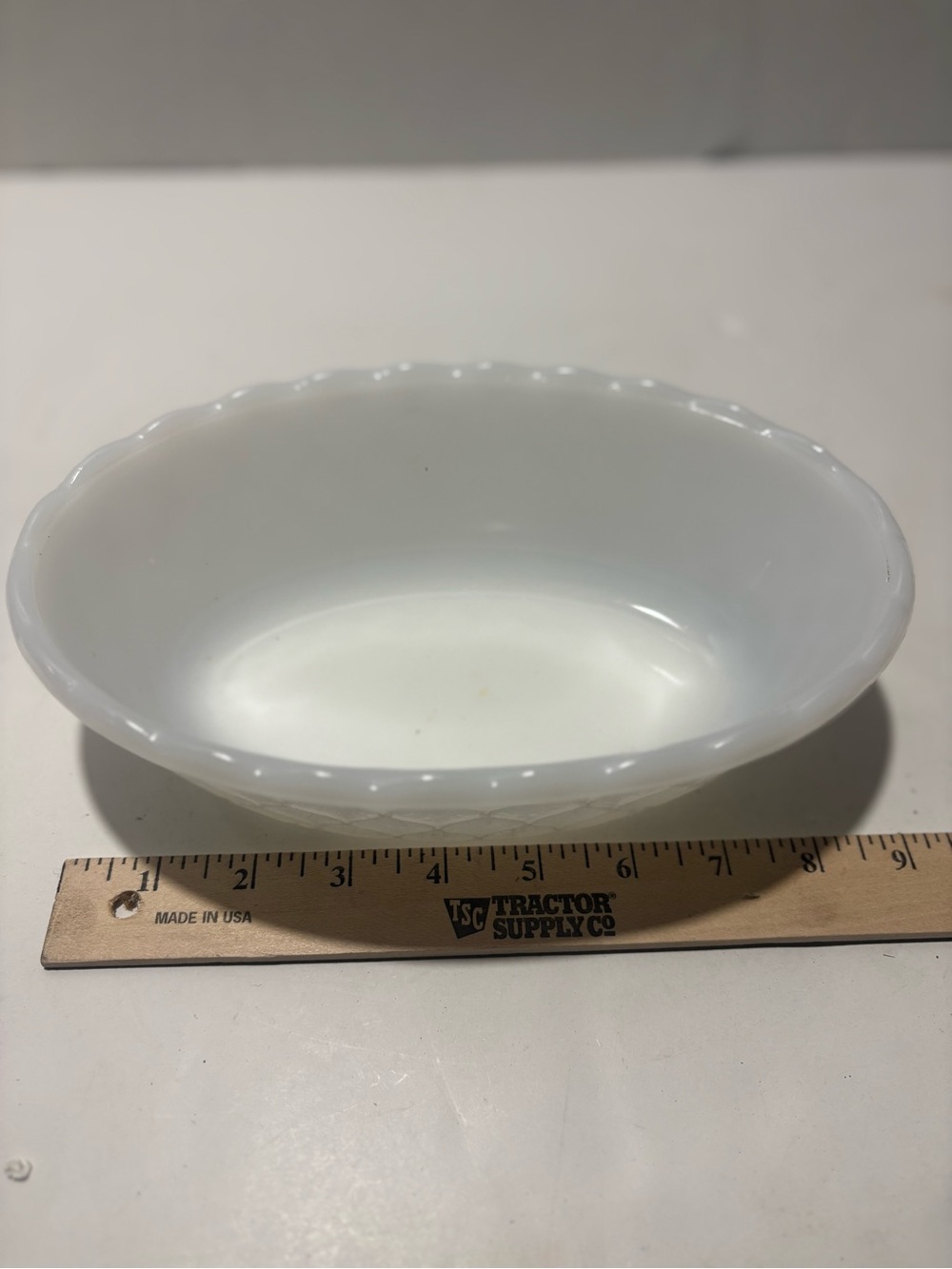 Vintage milk glass